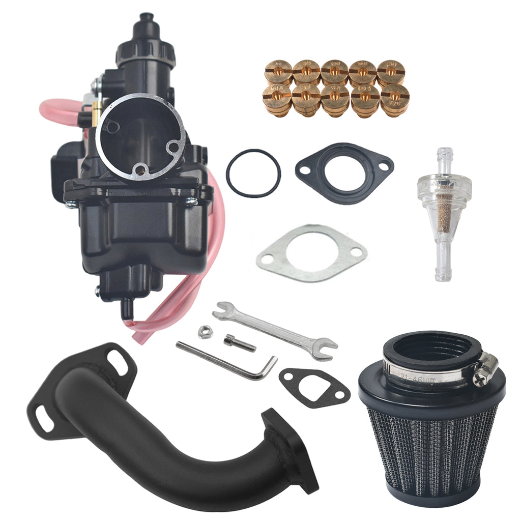 VM22 Inverted Manifold Carburetor Kit For Predator 212 Ghost 224cc KT196 Go kart