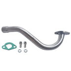 Exhaust Header Pipe With Muffler for Predator 196cc 212cc GX160 GX200 Go Kart，for Manco Yerf Dog Go Kart