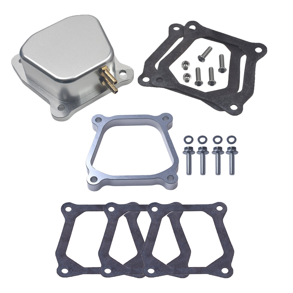 Billet Aluminum Valve Cover Spacer for Predator 212cc 196cc Non-Hemi for Coleman CT200U BT200X Mini Bike KT196 Go Kart Baja Hisun Tillotson Clone 196cc Engine fits Honda GX160 GX200