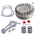 Aluminum Flywheel Billet Rod（3.308） Kit With Valve Spring keepers locks for Predator 212cc/196cc Hemi Engines