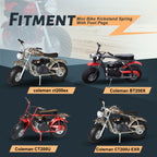 Mini Bike Kickstand Spring with foot pegs for Coleman CT200U Trail 200 CT200U-EX BT200X CT200U-EXR 212cc 196cc 200cc 6.5hp Powersports Mini Bike Parts