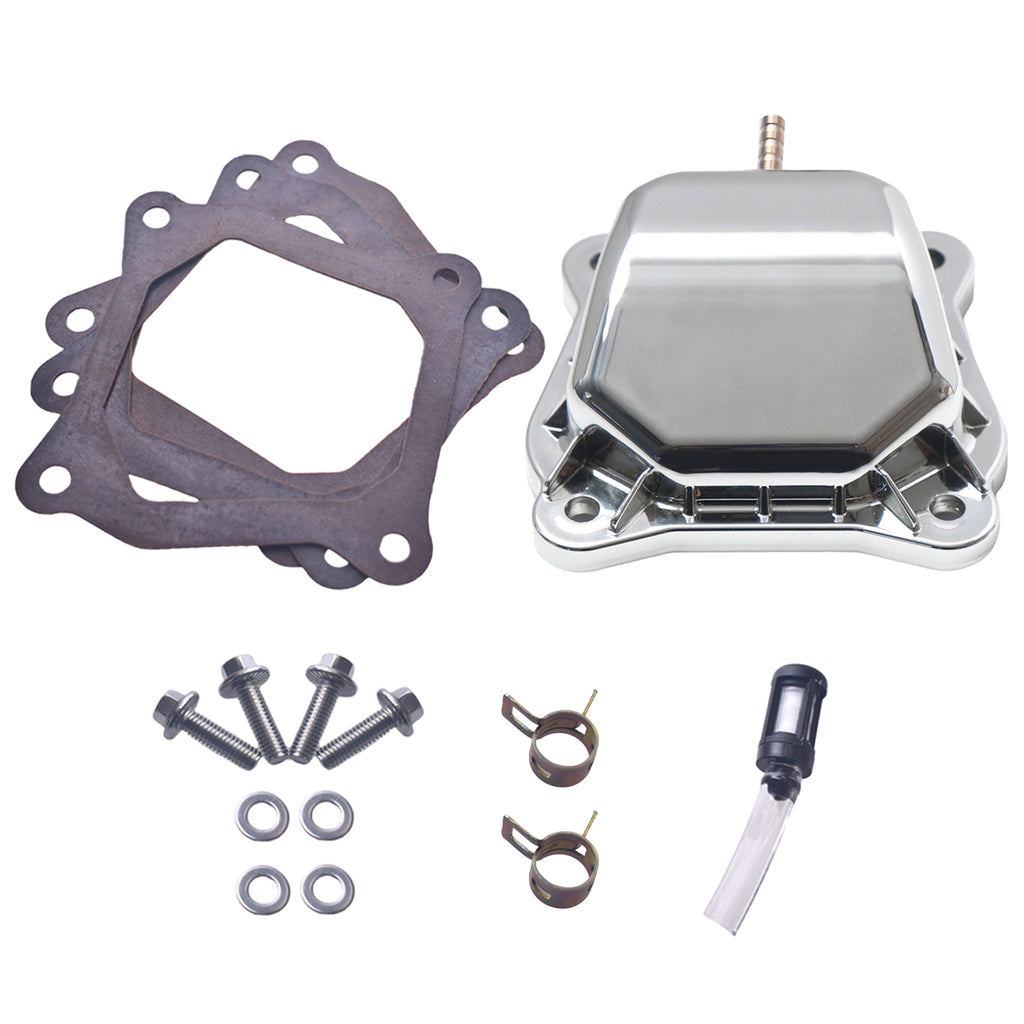 Bright Silver Valve Cover With Spacer For Predator Non-Hemi 212cc GX160 GX200
