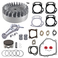 Aluminum Flywheel Billet Rod（3.308） Kit With 70mm Ceramic Coated Flat Top Piston 26lb Valve Spring keepers locks for Predator 212cc 196cc Non-Hemi Engines