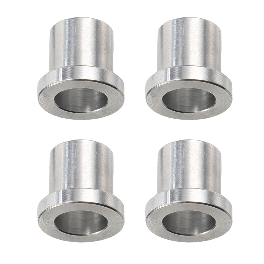 4 Pack 5/8" to 12mm Adapter Sleeve Bearing Reducer Bushing for Mini Bike Axle - Galvanized Iron