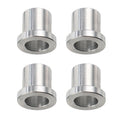 4 Pack 5/8" to 12mm Adapter Sleeve Bearing Reducer Bushing for Mini Bike Axle - Galvanized Iron