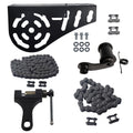 Mini Bike Chain Guard 420 Chain 42 Links & 90 Links with Chain Tensioner Kit for Coleman CT200U CT200U-EX BT200X Baja Warrior MB200 MB165 Massimo for Predator 212cc 196cc 6.5hp 5.5hp minibike Parts