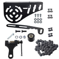 Mini Bike Chain Guard 420 Chain (42 Links) with Chain Tensioner Breaker Tool #420-530 Kit for Coleman CT200U CT200U-EX BT200X Baja Warrior MB200 MB165 for Predator 196 212cc Minibike Go Cart Parts