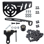 Mini Bike Chain Guard 420 Chain (42 Links) with Chain Tensioner Breaker Tool #420-530 Kit for Coleman CT200U CT200U-EX BT200X Baja Warrior MB200 MB165 for Predator 196 212cc Minibike Go Cart Parts