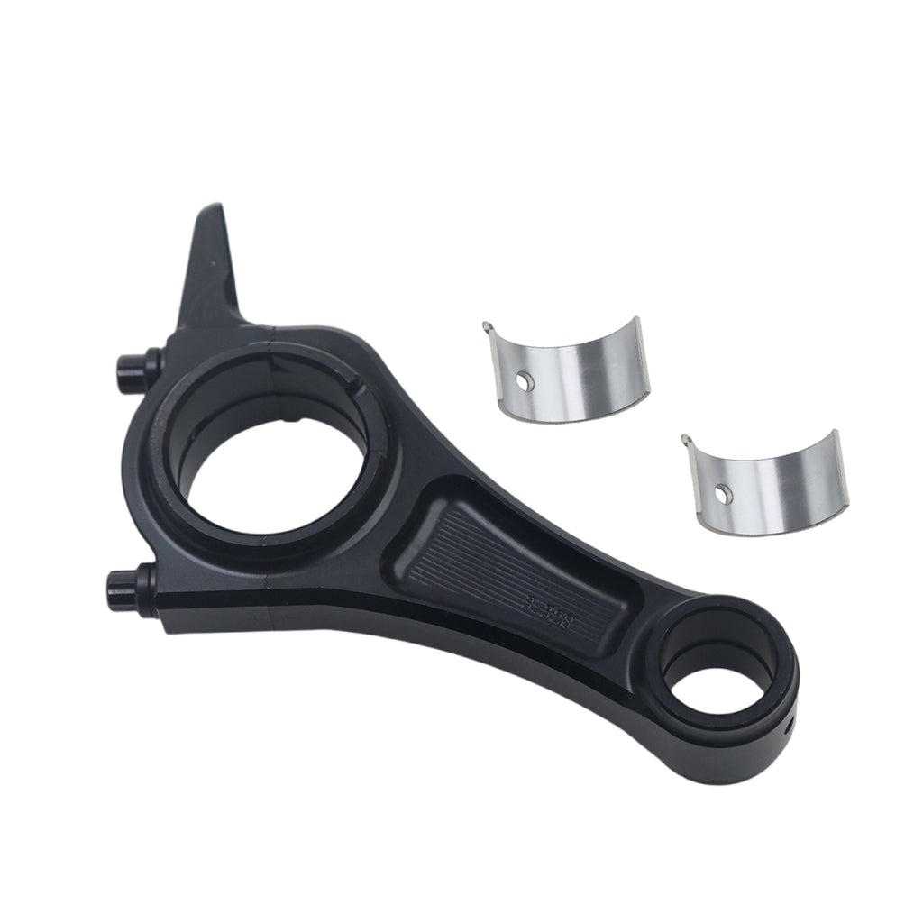 55mm Stroker Crankshaft 3.328" Billet Aluminum Connecting Rod 70mm Ceramic Coated Flat-Top Piston Stroker Rotating Assembly For Predator 212cc Hemi Engine Go Kart Mini Bike Black