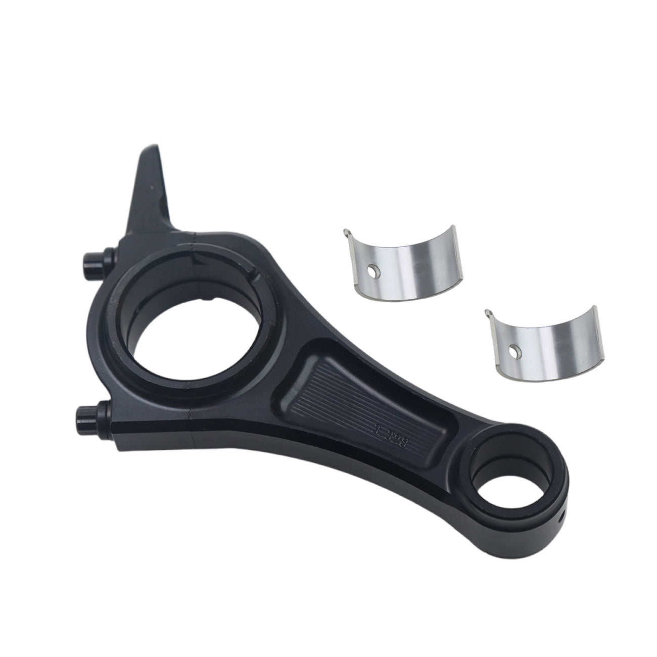 55mm Stroker Crankshaft 3.328" Billet Aluminum Connecting Rod 70mm Ceramic Coated Flat-Top Piston Stroker Rotating Assembly For Predator 212cc Hemi Engine Go Kart Mini Bike Black