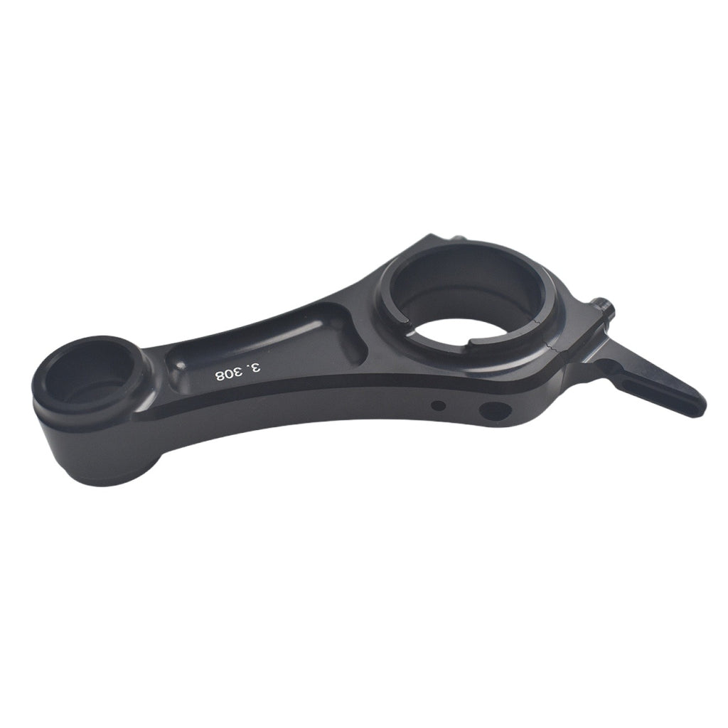 55mm Stroker Crankshaft 3.308" Billet Aluminum Connecting Rod 70mm Ceramic Coated Flat-Top Piston Stroker Rotating Assembly For Predator 212cc Hemi Engine Go Kart Mini Bike Black