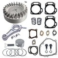 3.328" Billet Aluminum Connecting Rod And 10krpm Flywheel With 18lb Valve Spring And 70mm Flat Top Piston Kit For Predator 212cc Only Hemi Engine Go Kart Cart