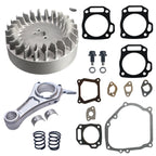 3.328" Billet Aluminum Connecting Rod And 10krpm Flywheel With 18lb Valve Spring Kit For Predator 212cc Only Hemi Engine Go Kart Cart