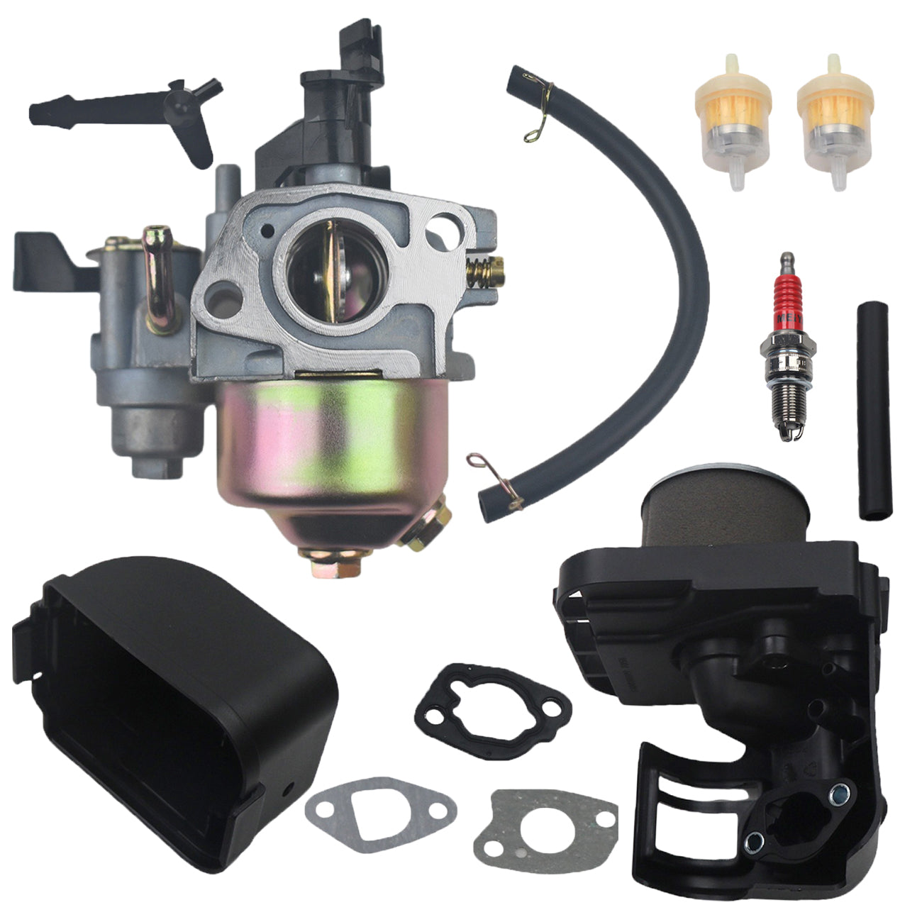 Carburetor Air Filter Tune-Up Kit For Coleman CT200U BT200 B200 Mini Bike KT196 CK196 Go Kart 196cc Predator 212cc 196cc 6.5hp Engine