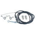 75" VM22 VM24 PZ27 Go-Kart Throttle Cable -Straight End with Brake Return Pedal Springs and Cable Stop