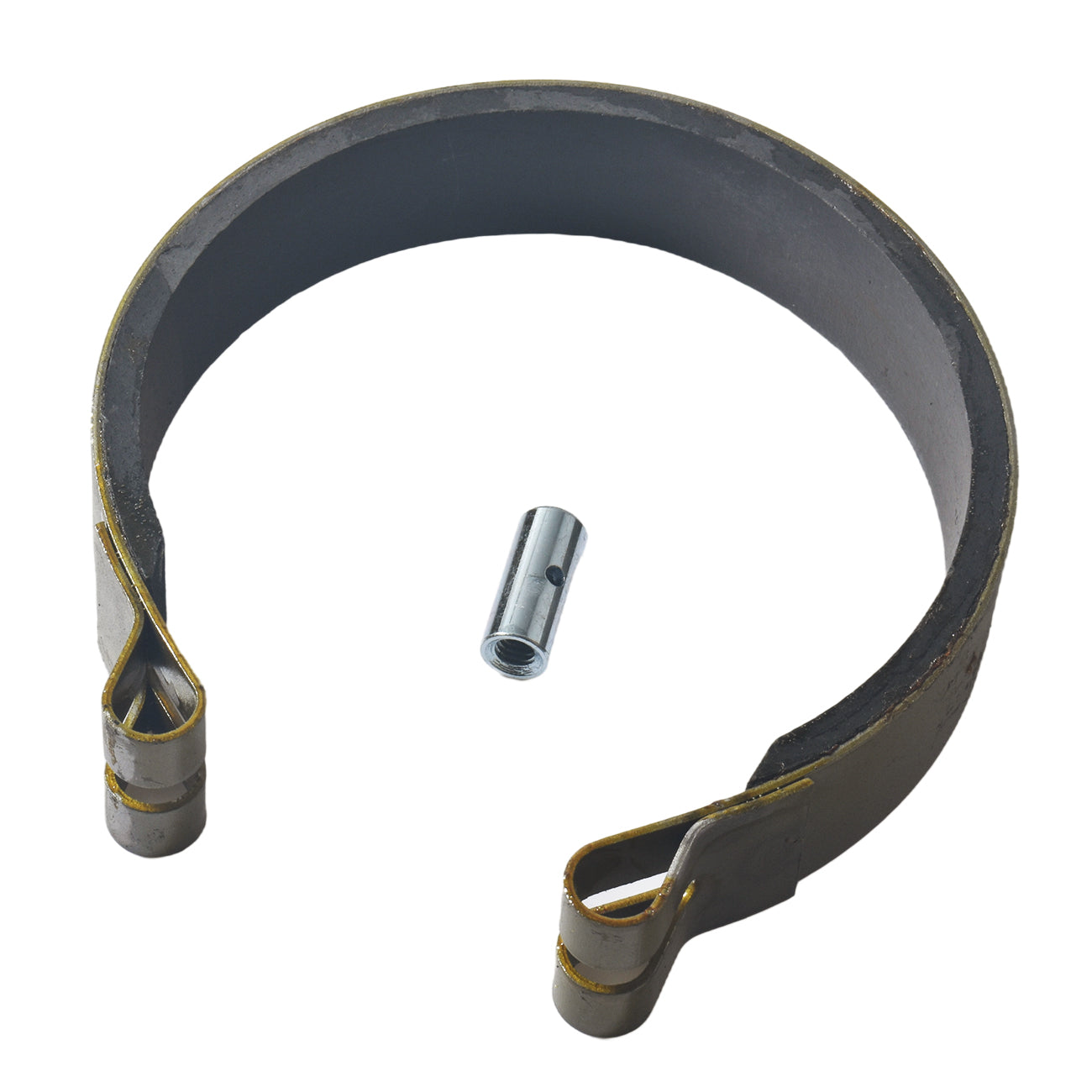 4" Brake Drum Brake Band & Pin with 1" Bore Live Axle Keyway Hub for Go Karts Mini Bikes