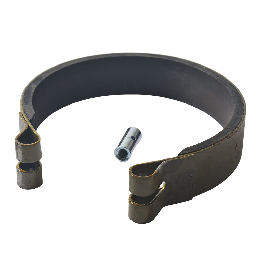 4" Brake Drum Brake Band & Pin with 1" Bore Live Axle Keyway Hub for Go Karts Mini Bikes