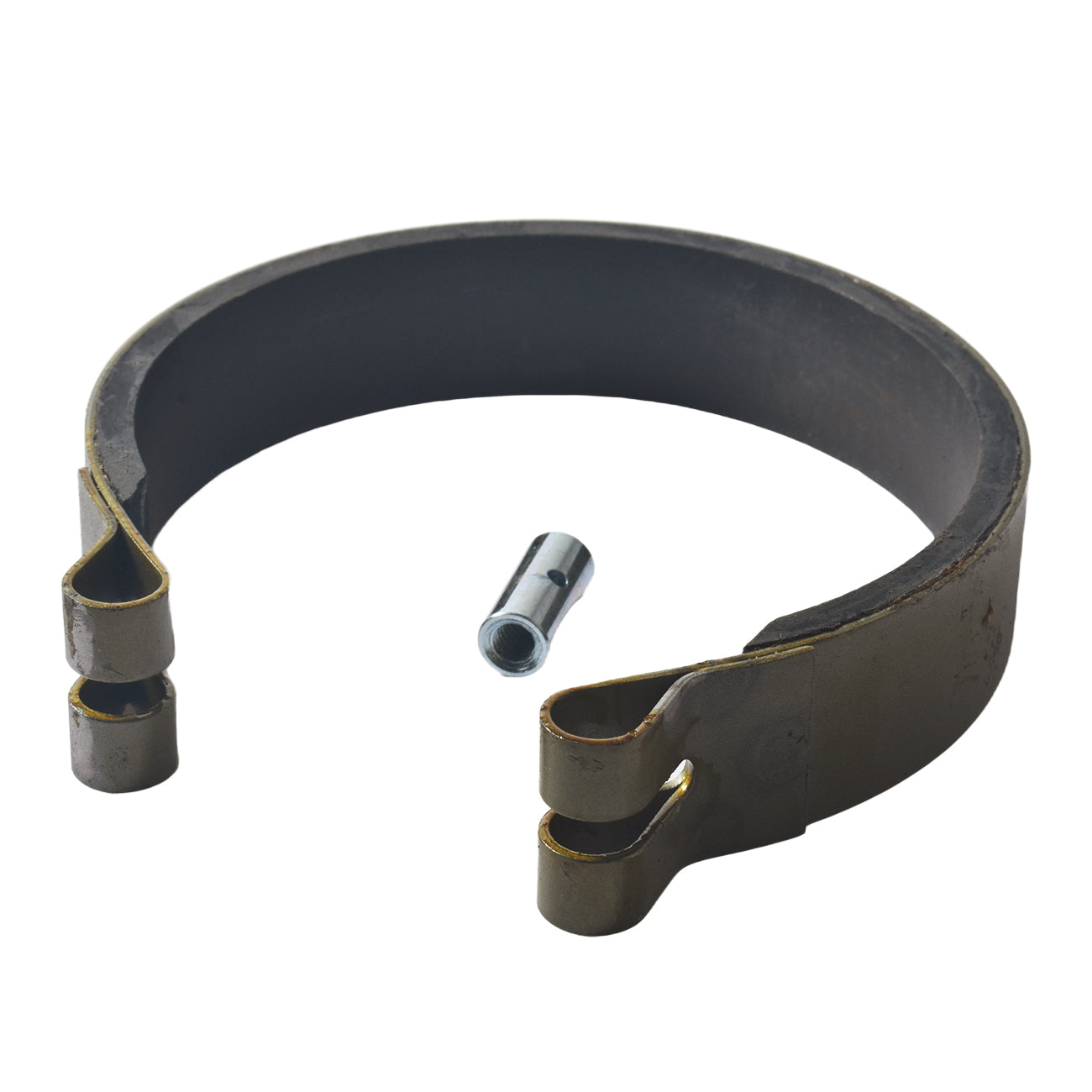 4" Brake Drum Brake Band & Pin with 1" Bore Live Axle Keyway Hub for Go Karts Mini Bikes