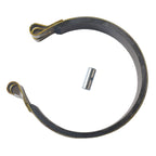 4" Brake Drum Brake Band & Pin with 1" Bore Live Axle Keyway Hub for Go Karts Mini Bikes