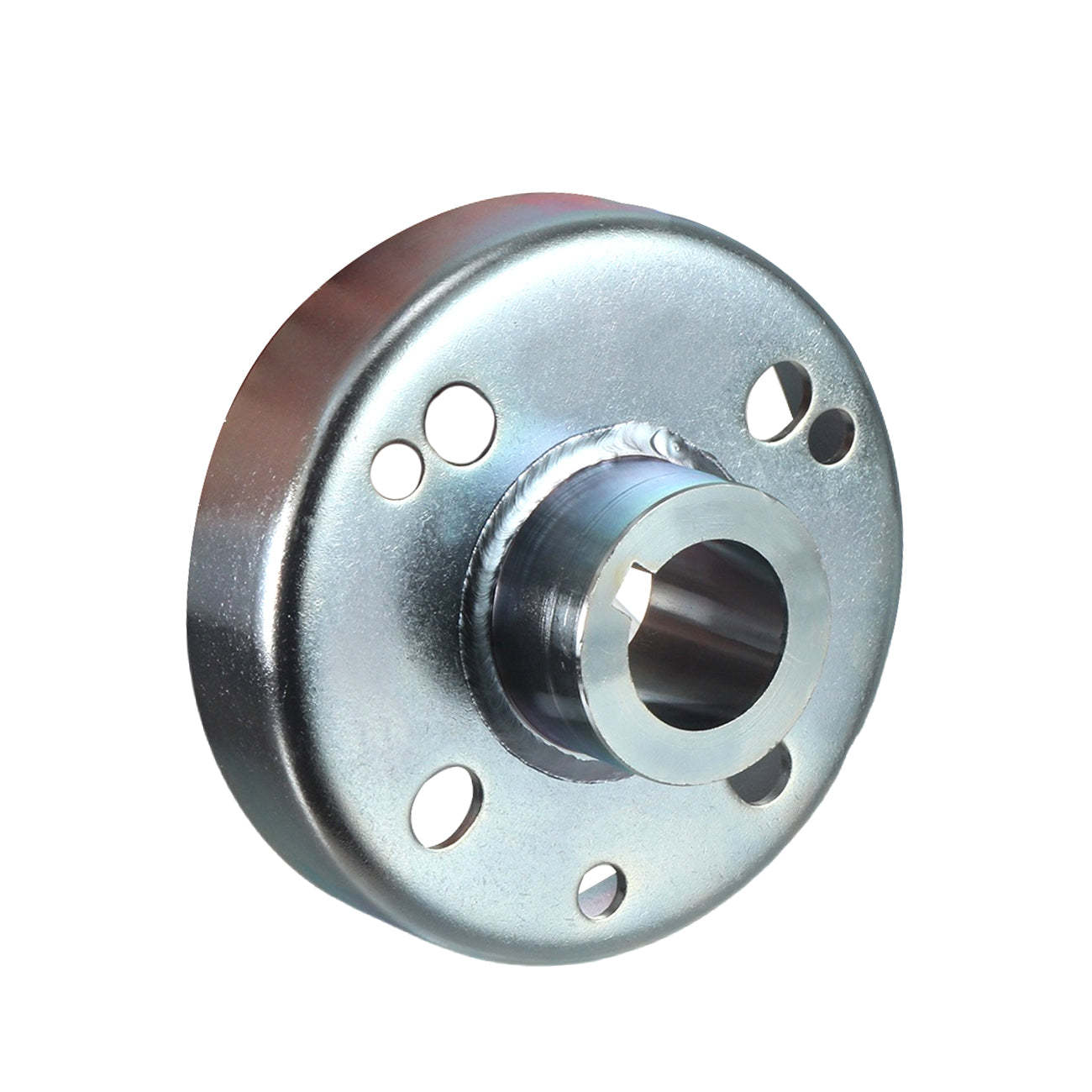 4" Brake Drum Brake Band & Pin with 1" Bore Live Axle Keyway Hub for Go Karts Mini Bikes