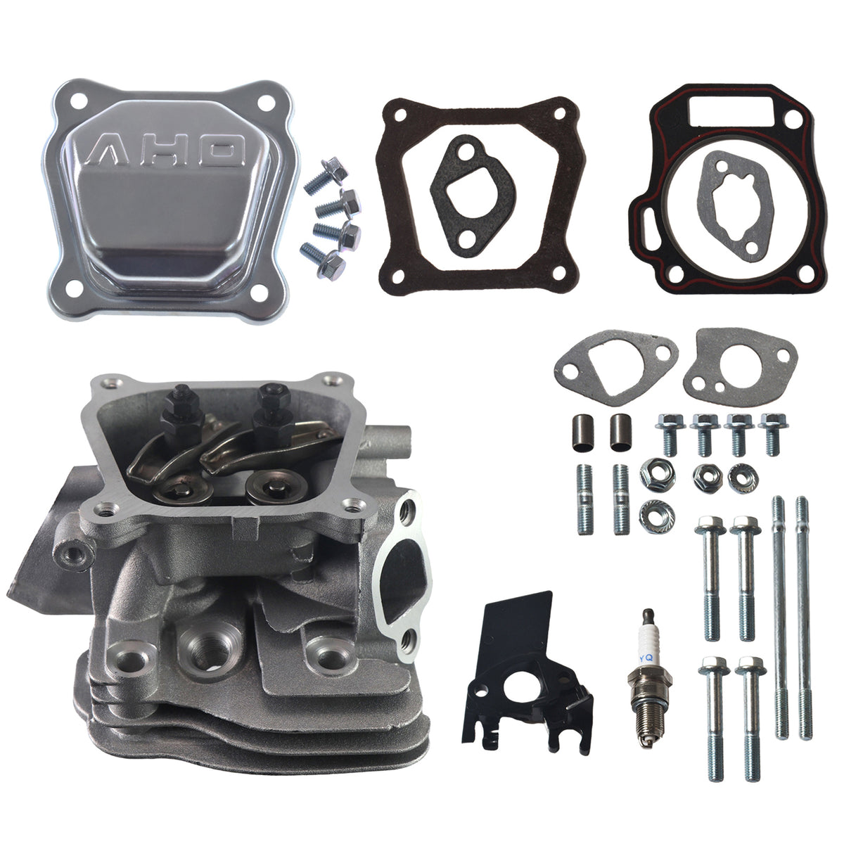 CNC Cylinder Head Assembly Kit For Honda GX160 GX200 Predator 212cc Non Hemi Engine