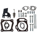 Assembled Cylinder Head CNC Valve Cover Kit for Honda GX160 GX200 for Predator 212cc Non-Hemi Engines, with Gaskets & Spark Plug Fits Generators, Water Pumps, Pressure Washers（Red）