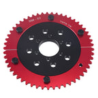 7075 Aluminum Universal 35 Chain 53T Split Sprocket with Adapter for Predator 212cc 196cc 79cc Go Kart Mini Bike CT200U-EX CT200U BT200X CT100U MB200 MBX11 Motorcycle Black