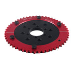 7075 Aluminum Universal 35 Chain 53T Split Sprocket with Adapter for Predator 212cc 196cc 79cc Go Kart Mini Bike CT200U-EX CT200U BT200X CT100U MB200 MBX11 Motorcycle Black