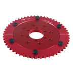 7075 Aluminum Universal 35 Chain 53T Split Sprocket with Adapter for Predator 212cc 196cc 79cc Go Kart Mini Bike CT200U-EX CT200U BT200X CT100U MB200 MBX11 Motorcycle Red