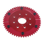 7075 Aluminum Universal 35 Chain 53T Split Sprocket with Adapter for Predator 212cc 196cc 79cc Go Kart Mini Bike CT200U-EX CT200U BT200X CT100U MB200 MBX11 Motorcycle Red