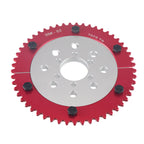 7075 Aluminum Universal 35 Chain 53T Split Sprocket with Adapter for Predator 212cc 196cc 79cc Go Kart Mini Bike CT200U-EX CT200U BT200X CT100U MB200 MBX11 Motorcycle Silver