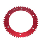 7075 Aluminum Universal 35 Chain 53T Split Sprocket with Adapter for Predator 212cc 196cc 79cc Go Kart Mini Bike CT200U-EX CT200U BT200X CT100U MB200 MBX11 Motorcycle Silver
