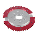 7075 Aluminum Universal 35 Chain 53T Split Sprocket with Adapter for Predator 212cc 196cc 79cc Go Kart Mini Bike CT200U-EX CT200U BT200X CT100U MB200 MBX11 Motorcycle Silver
