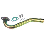 Exhaust Trumpet Header Pipe for Predator 196cc 212cc GX160 GX200 Engine for Manco Yerf Dog Go Kart Minibike Parts