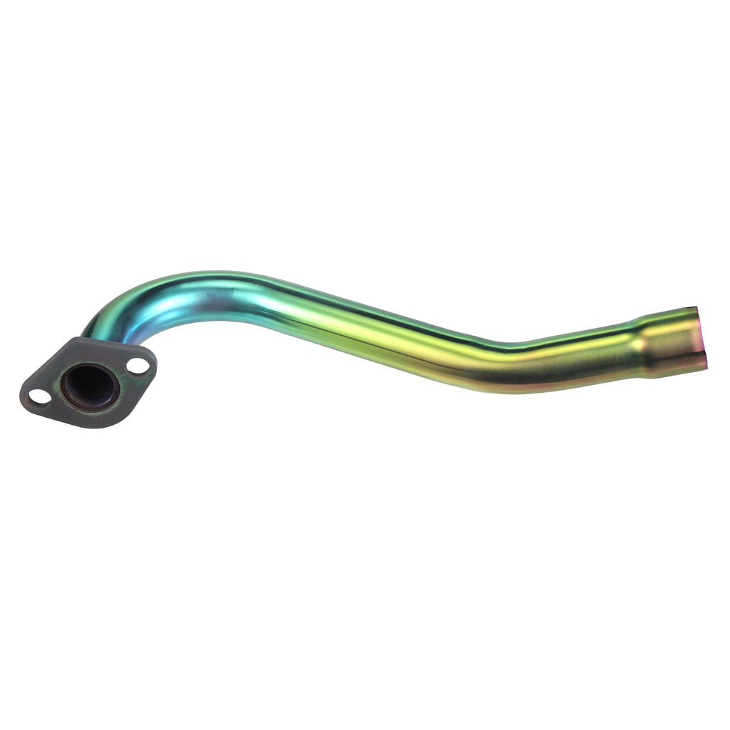 Exhaust Trumpet Header Pipe for Predator 196cc 212cc GX160 GX200 Engine for Manco Yerf Dog Go Kart Minibike Parts