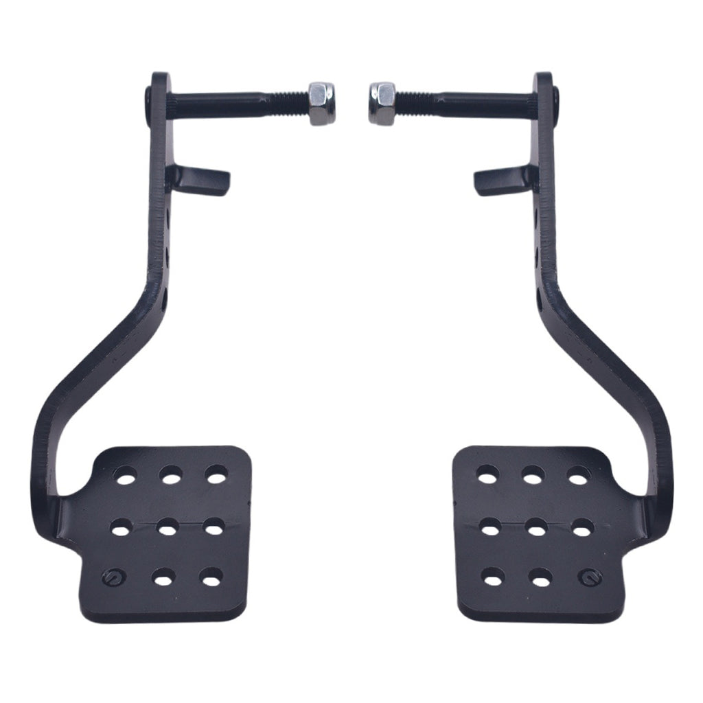 Go Kart Steering Spindle Bracket Set 5/8" Axle 4-1/2" Long with Brake and Throttle Pedal Kit for Predator 212cc 196cc 6.5hp for Manco for Yerf-Dog for Azusa Go Kart Parts Accessories Black
