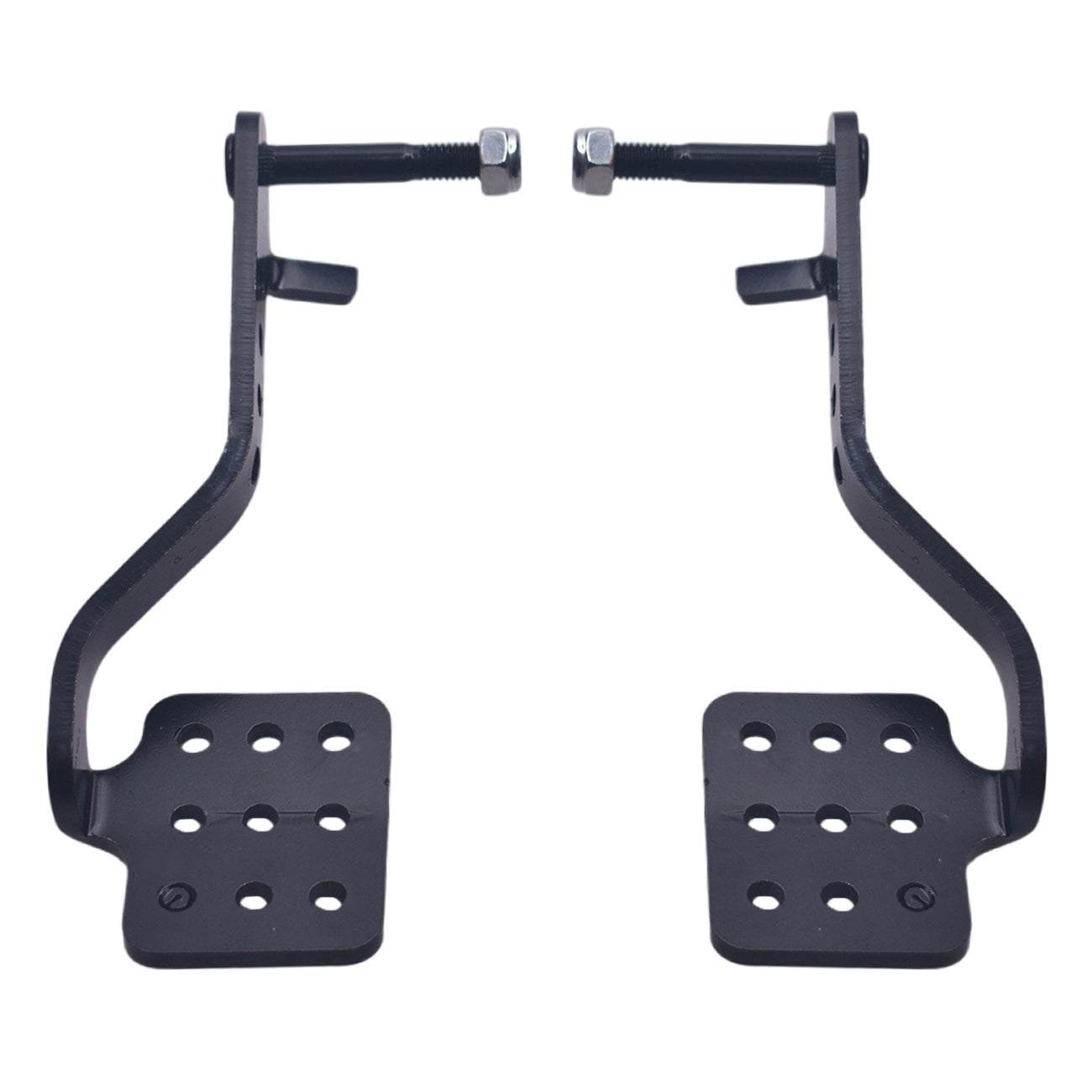 Go Kart Steering Spindle Bracket Set 5/8" Axle 4-1/2" Long with Brake and Throttle Pedal Kit for Predator 212cc 196cc 6.5hp for Manco for Yerf-Dog for Azusa Go Kart Parts Accessories Black