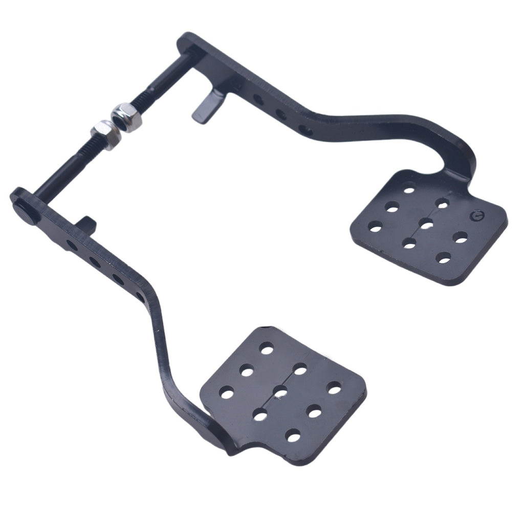Go Kart Steering Spindle Bracket Set 5/8" Axle 4-1/2" Long with Brake and Throttle Pedal Kit for Predator 212cc 196cc 6.5hp for Manco for Yerf-Dog for Azusa Go Kart Parts Accessories Black