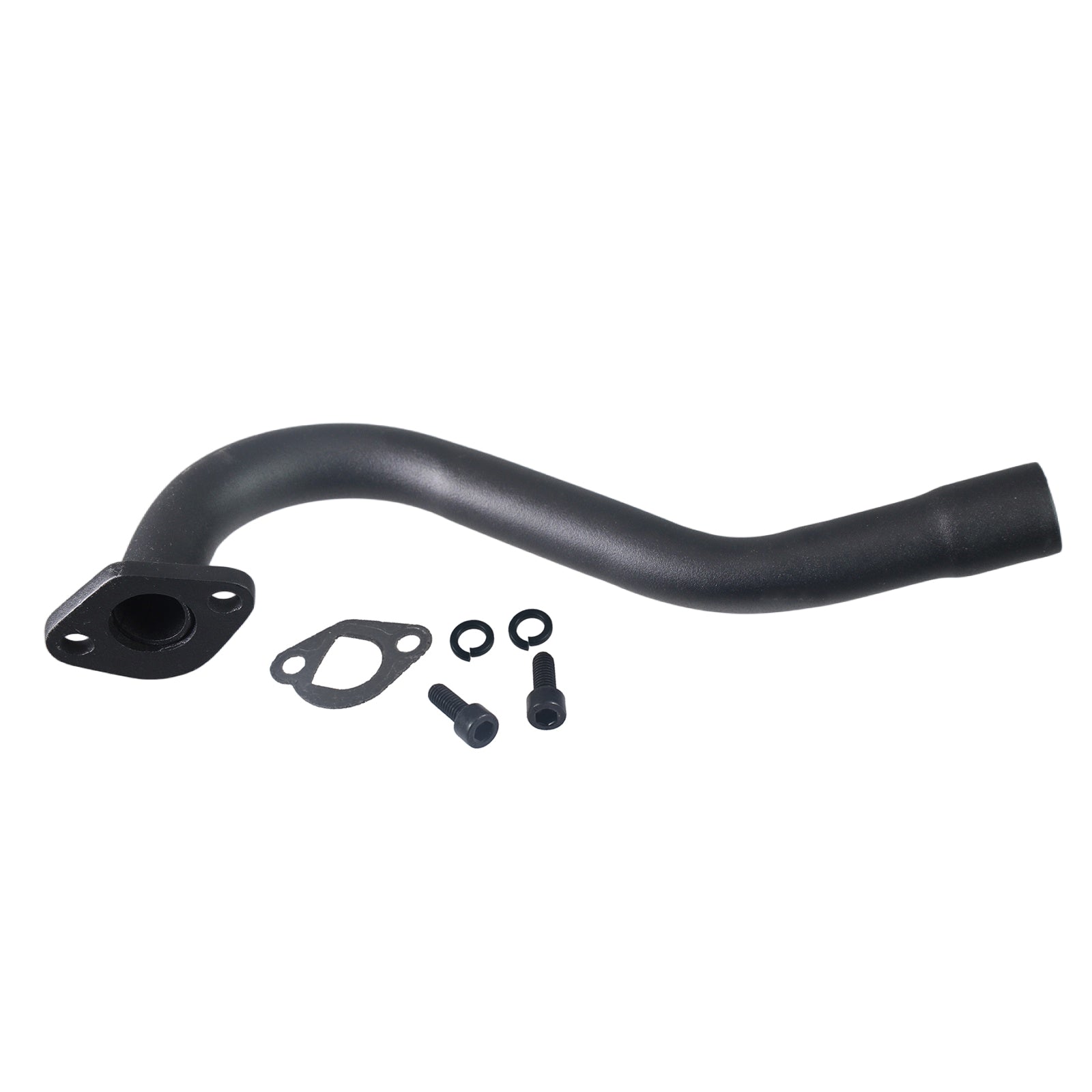 212cc Exhaust Trumpet Pipe for Predator 212 196cc Non Hemi Engine Fit Coleman Powersports KT196 Trailmaster XRX XRS Hammerhead 80T Yerf Dog Manco Tillotson GX200 Go Kart Performance Parts
