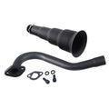 212cc Exhaust Trumpet Pipe for Predator 212 196cc Non Hemi Engine Fit Coleman Powersports KT196 Trailmaster XRX XRS Hammerhead 80T Yerf Dog Manco Tillotson GX200 Go Kart Performance Parts Black