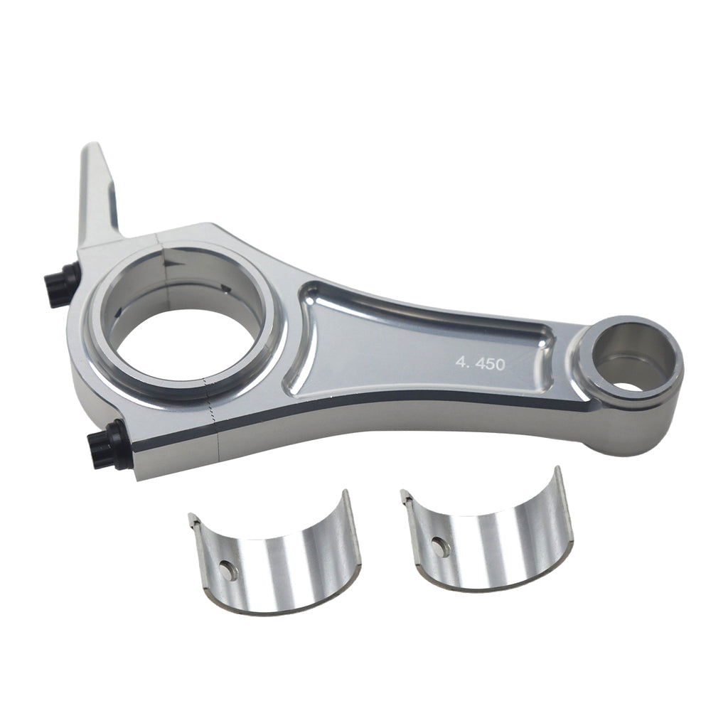 4.450"+.040 Billet Aluminum Connecting Rod And 90mm Piston .660 Flat Top For Predator 420cc Engine Hemi For Honda GX390 Engines