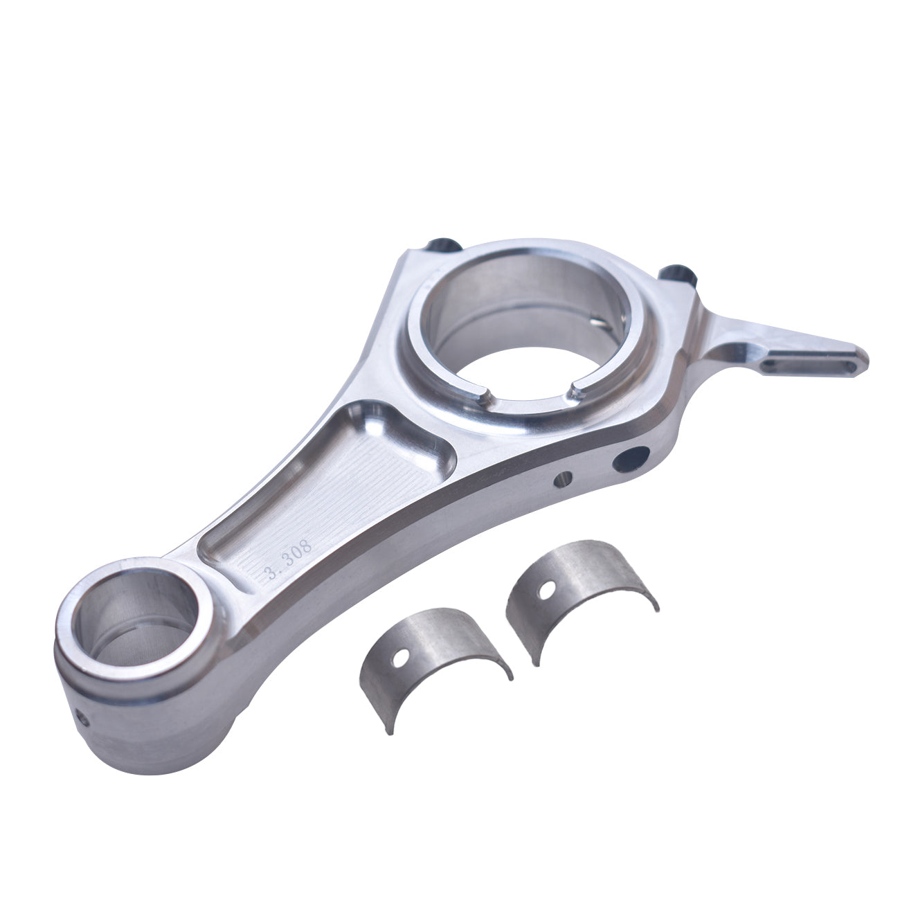 Billet Aluminum Flywheel .308 Hemi Camshaft 3.308 Connecting Rod 70mm Flat Top Piston Performance Engine Upgrade Set for Predator 212cc Hemi Go Kart Mini Bike Parts
