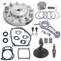Billet Aluminum Flywheel .265 Camshaft Billet Rod（3.308）Performance Kit with 70mm Flat Top Piston 26lb Valve Spring for Predator 212cc Hemi Predator Engines Minibike Go Kart Performance Parts