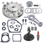 Billet Aluminum Flywheel .265 Camshaft Billet Rod（3.308）Performance Kit with 70mm Flat Top Piston 26lb Valve Spring for Predator 212cc Hemi Predator Engines Minibike Go Kart Performance Parts