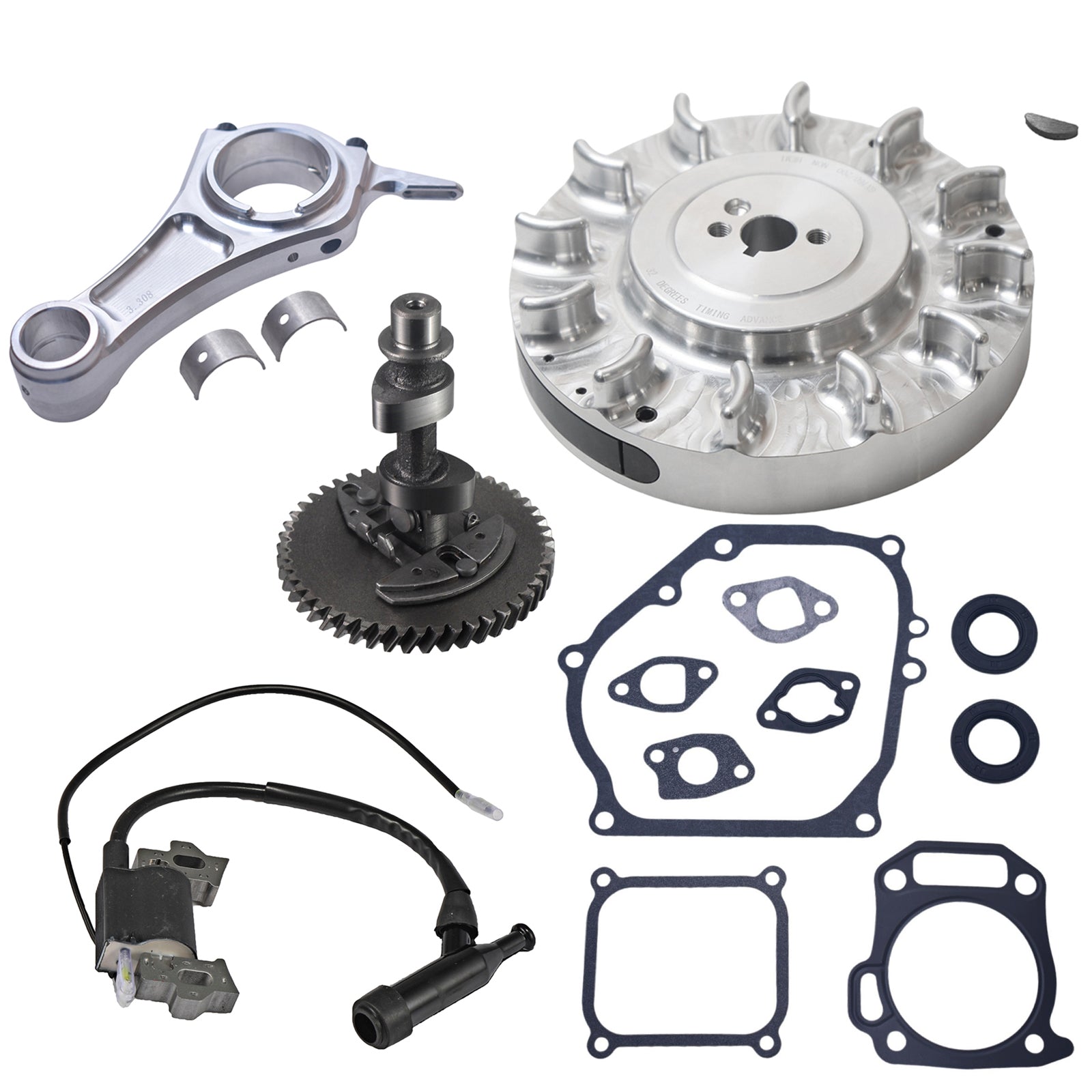 FIRE265 Camshaft Billet Flywheel Kit For Predator 212cc Hemi Performance Upgrade Kit