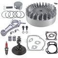 .308 Camshaft and 3.308" Billet Aluminum Connecting Rod and 10krpm Flywheel with 70mm Flat Top Piston and 26lb Valve Spring Kit for Predator 212cc Non-Hemi Engine Go Kart Cart