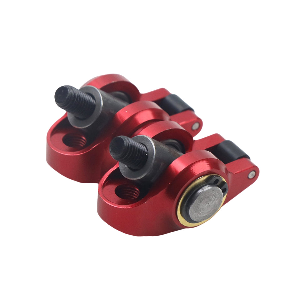 Ultra Light 1.3 Ratio Roller Rockers W/Stainless Steel Valves Bronze Guides kit fit for Predator 212cc New Non-Hemi Engine(Red)