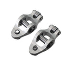 1.3 Ratio Roller Rockers w/Stainless Steel Valve Bronze Guides Pushrods kit fit for Predator 212cc Hemi Engine（Silver）