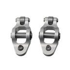 1.3 Ratio Roller Rockers w/Stainless Steel Valve Bronze Guides Pushrods kit fit for Predator 212cc Hemi Engine（Silver）