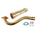 Exhaust Trumpet Header Pipe for Predator 196cc 212cc GX160 GX200 Engine for Manco Yerf Dog Go Kart Gold